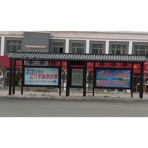 Customized Outdoor Solar Power <strong>Bus</strong> Stop Digital Signage <strong>Bus</strong> Route Reporting System Display - Product Image 4