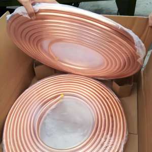 Tubería de <span class=keywords><strong>Cobre</strong></span> Aislada para Aire Acondicionado 1/4 <span class=keywords><strong>3</strong></span>/<span class=keywords><strong>8</strong></span> 15m Rollo, <span class=keywords><strong>Tubo</strong></span> de <span class=keywords><strong>Cobre</strong></span> Suave Rojo - Product Image 2