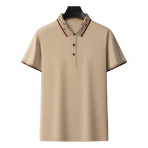 Venta al por mayor logotipo personalizado de alta calidad 100 algodón hombres Retro rayas de punto verano Casual nuevo estilo Chic hombres impreso Polo camisa - Product Image 1