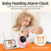 Moniteur Bébé en Bois Double Mode Graffiti avec Surveillance par APP, Détection de Mouvement, Écran Haute Définition 5 Pouces, Modèle de Soin 5U-BMD630 Shenzhen
