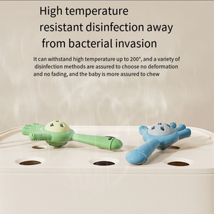 Fabricants ventes directes de silicone palmier <span class=keywords><strong>hochet</strong></span> colle <span class=keywords><strong>dentaire</strong></span> bébé confort bouche période bébé molaire bâton - Product Image 4