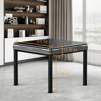 Table de Mahjong Moderne Entièrement Automatique et Pliable avec Compteur de Tuiles Électrique, Machine à Tri de Tuiles pour Usage Domestique, en Plastique