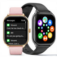 Reloj Inteligente GPS Android 4G 5G WiFi con Tarjeta SIM, Cámara, Pantalla Cuadrada IPS, Contesta Llamadas, Reloj Conectado, Relojes Inteligentes, Teléfono Reloj