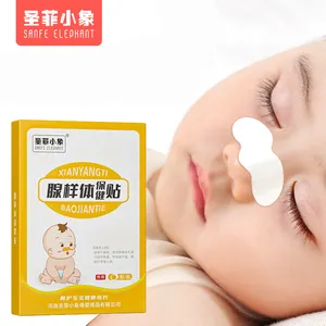 Bandes nasales personnalisées en gros Arrêtez de ronfler Patch nasal Anti-ronflement Bandes nasales Médecine traditionnelle chinoise Soins de santé 8 pièces