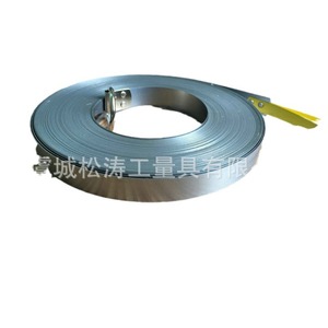 Carbon Steel Tape Measure 30M 1.4*12.5mm Self Winding Manual Return Metric Measuring Ruler - Product Image 1