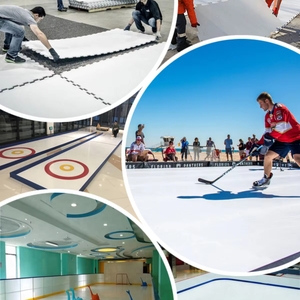 OEM tùy chỉnh nhà máy nhựa uhmwpe Hockey tổng hợp băng trượt băng sân - Product Image 1