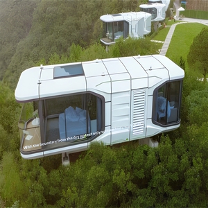 Capsule spatiale mobile en HDPE pour hébergement, bureau, entrepôt, véranda, micro-hôtel, chambre à ciel étoilé, camping - Product Image 2