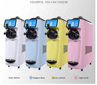 Nouvelle machine à glace molle portable de table 220V, usage commercial intensif, multi-prises, rapide, style italien, mini-fabricateur