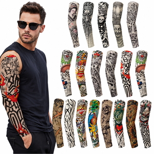 Maniche per Tatuaggi con Protezione UV, in Poliestere Elasticizzato Rinfrescante, per Ciclismo, Corsa, Pesca, Guida e Sport all'Aperto - Product Image 1