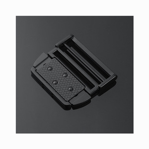 Hebilla Deslizante Metálica Jiuyuan de Aleación de Zinc, Accesorio Ajustable para Bolsos, Resistente, Plateado y Negro, Primavera 2022 - Product Image 3