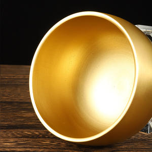 Cuenco de voz de Buda transparente de estilo japonés de latón de 8cm, 9cm, 12cm, 15cm, 17cm, cuenco para cantar budismo con logotipo personalizado - Product Image 3