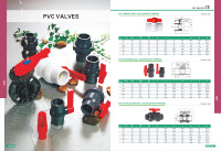Válvula de bola manual de PVC de alta resistencia, de unión verdadera y paso completo, para temperatura media, con conexiones OEM FIP/Solvent, 1/2" a 4", China