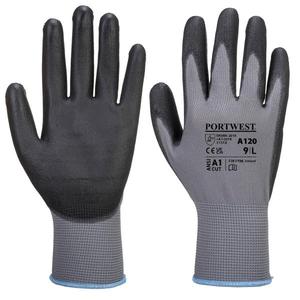 PORTWEST - A120G8RXL Guante de Palma gris/negro de poliuretano-GUANTES EAN 5036108312160 - Product Image 1