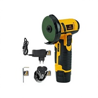 Meuleuse d'angle multifonctionnelle domestique à moteur brossé de style européen, à batterie lithium, pour polissage et ponçage, vente en gros transfrontalière