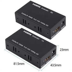 Bộ mở rộng <span class=keywords><strong>HDMI</strong></span> 60m qua cáp mạng <span class=keywords><strong>Cat</strong></span> 5e/6 RJ45, chuyển đổi Ethernet, hỗ trợ 4K 1080p, âm thanh DTS, chuyển đổi video, đầu ra HD kiểu 3D - Product Image 4