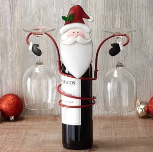 Soportes para Botellas <span class=keywords><strong>de</strong></span> <span class=keywords><strong>Vino</strong></span> Navideños, Decoración con Temática <span class=keywords><strong>de</strong></span> Navidad, 3 Tipos Opcionales, Estantes para Bar, Bodega o Armario - Product Image 5