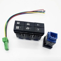 Interrupteur à bouton double éclairage WH 22 mm avec deux indicateurs LED, pièces détachées pour véhicules avec code OE 84966 0R010 pour
