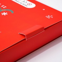 Boîte de calendrier de l'avent vide 24 jours Dessert sucré bonbons enfants boîte-cadeau de noël personnalisé chocolat Date compte à rebours boîte d'emballage aveugle