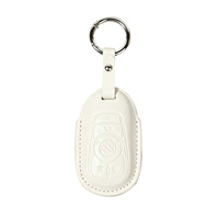 Housse de clé pour Buick Regal Encore GX, 5 boutons, coque de clé en cuir de haute qualité, porte-clés de voiture, protection complète