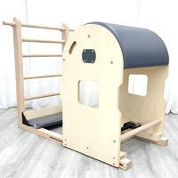 Haute qualité Yoga Home Studio musculation Pilates réformateur Machine bois d'érable réglable pédale échelle baril seau