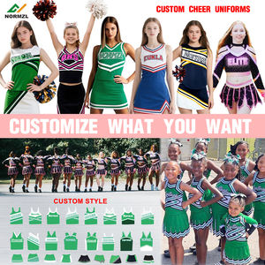 Sublimación personalizada Sparkle Rhinestone Escuela Jóvenes <span class=keywords><strong>Cheerleading</strong></span> Uniformes Manga larga <span class=keywords><strong>Cheerleading</strong></span> Uniform - Product Image 6