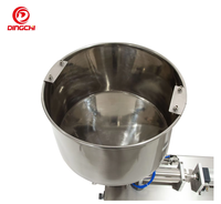 Petite machine à pâte pneumatique horizontale semi-automatique au miel pour shampooing cosmétiques lotion huile boissons conception de piston de riz