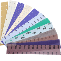 Disques abrasifs en céramique d'aluminium violet OEM de 6 pouces (17 trous, 150 mm) / papier abrasif pour le polissage du bois, du métal et des meubles
