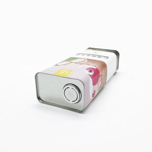 Boîte de conserve rectangulaire en fer blanc de 1,8 L pour huile de cuisson, vide, avec bouchon en plastique, idéale pour les biscuits et le chocolat – Fabrication OEM - Product Image 5
