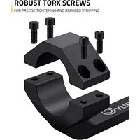 Support de lunette de chasse Cvlife Cantilever à double anneau décalé en aluminium monobloc