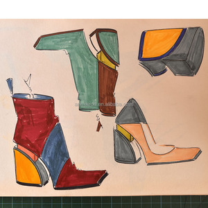 Crea le Tue <span class=keywords><strong>Scarpe</strong></span> <span class=keywords><strong>con</strong></span> Idee e Schizzi Personalizzati, Tacchi Alti Personalizzati per Donne - Product Image 3