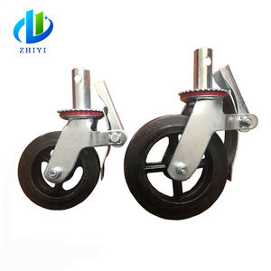 6 Zoll Rollen gerüst rad mit Tests Vierkant schaft für 2-lagige Gerüst räder Gin zum Verkauf - Product Image 3