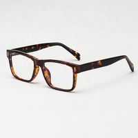 Montures optiques carrées tendance à grande monture en acétate TR90 – Vente en gros de montures optiques unisexes actuelles
