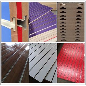 Bảng điều khiển tường slat/slatwall/Melamine <span class=keywords><strong>MDF</strong></span> rãnh Bảng điều khiển - Product Image 6