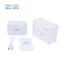 Mylion MU48 Mini UPS DC 12V 3A, Sistema de Respaldo de Energía para Router Wifi y Módem, Batería de Litio, Fuente de Alimentación Ininterrumpida