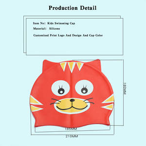 <span class=keywords><strong>Bonnet</strong></span> <span class=keywords><strong>de</strong></span> <span class=keywords><strong>bain</strong></span> en silicone durable amusant pour enfants garçons et filles Chapeau <span class=keywords><strong>de</strong></span> piscine confortable pour tout-petits avec protection des oreilles imperméable - Product Image 4
