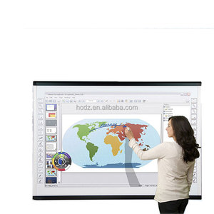 Pizarra inteligente interactiva táctil infrarroja de 100 pulgadas con proyector y conectividad informática para el aula escolar - Product Image 5