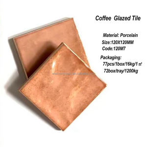 Piastrella Quadrata <span class=keywords><strong>in</strong></span> Ceramica Artigianale Tonalità Rame Terracotta, Piastrella Rustica da Parete per Paraschizzi Cucina, Ingrosso per Progetti Hotel e Ville - Product Image 2