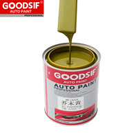 Vernis acrylique 2K haute teneur en solides, durcisseur et diluant pour réparation de carrosserie automobile, marque GOODSIF