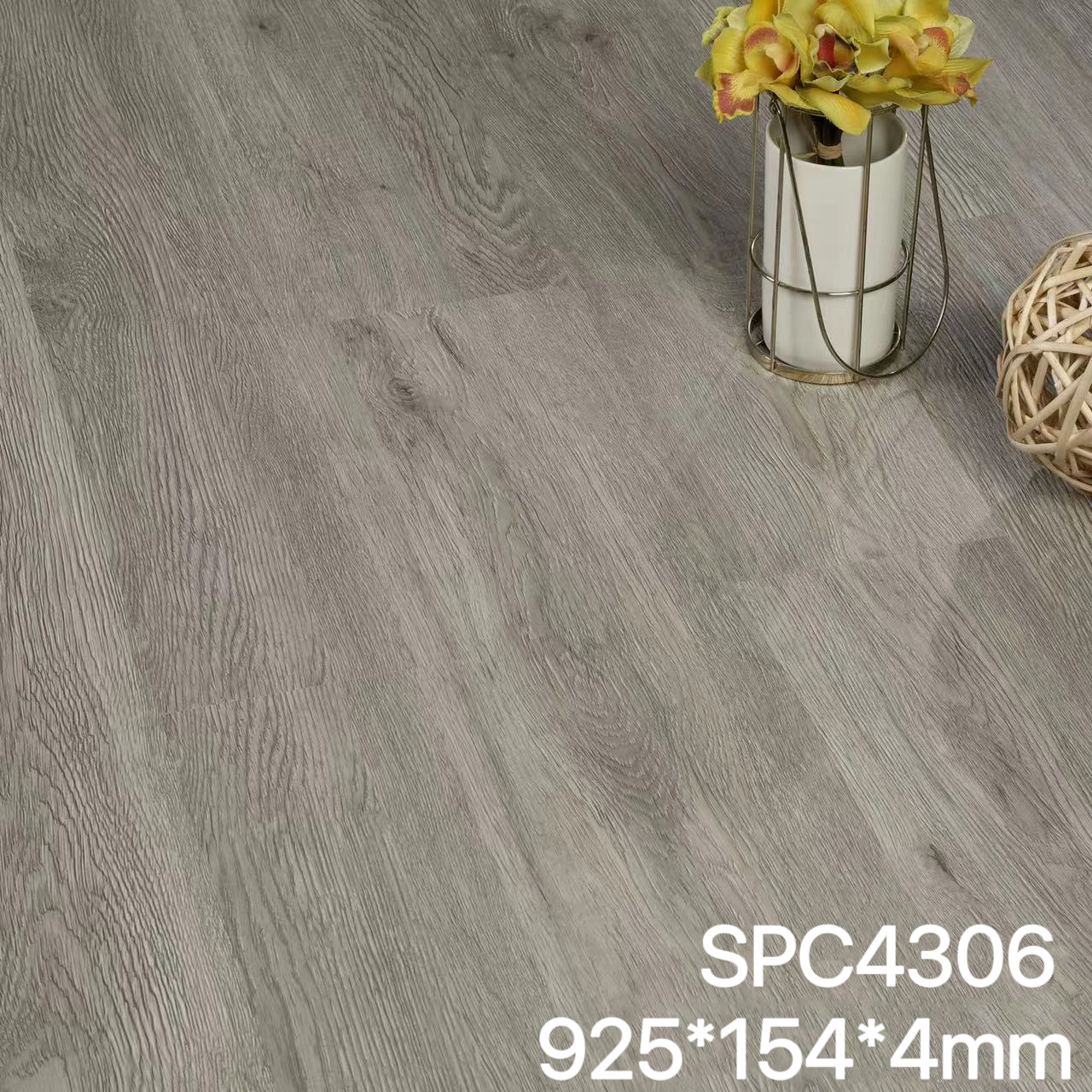 SPC4306 (4 mm étanche et résistant à l'usure) gris de haute qualité