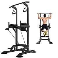Torre de Gimnasio Versátil para Interiores, Barra de Dominadas para Entrenamiento Diario con Peso Corporal, Base Antideslizante, Venta al Por Mayor