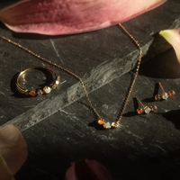 Personnalisé Jade opale Jaune Quartz véritable 925 Sterling argent Plaqué Or Joy Acrostic Collier pour femmes bijoux