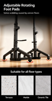 Wellshow Station de musculation pliable pour tractions, dips et pompes, barre de traction autoportante améliorée