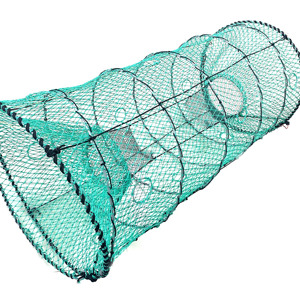 Antarctique Dent Poisson Pliable Piège Pêche Crabe <span class=keywords><strong>Cage</strong></span> Noir Morue Poisson Pot Vert Nous avec avec Sac D'appât Haute Résistance - Product Image 1