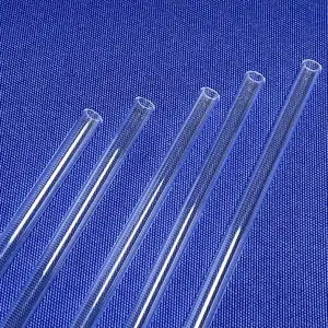 हुओयुन ने उच्च गुणवत्ता वाले गर्मी प्रतिरोधी क्वार्ट्ज ग्लास सिलेंडर फ्यूज्ड सिलिका पारदर्शी क्वार्ट्ज ट्यूबों को अनुकूलित किया