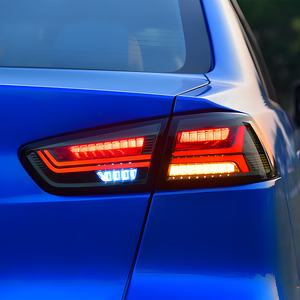 Feux arrière LED pour <span class=keywords><strong>Mitsubishi</strong></span> <span class=keywords><strong>Lancer</strong></span> <span class=keywords><strong>Evolution</strong></span> X 2008-2017, ensemble de feux arrière, mise <span class=keywords><strong>à</strong></span> niveau LED, plug and play, accessoires automobiles - Product Image 6