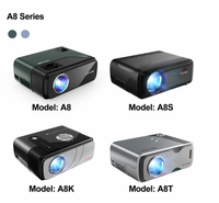 Projecteur Full HD 1080P WiFi LED Version Android Mini projecteur Wifi LCD 4K Film Home Cinéma Fabricant d'équipement d'origine