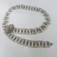 Nouvelle chaîne En Argent ceinture femmes mode Belle fleur style Ceinture