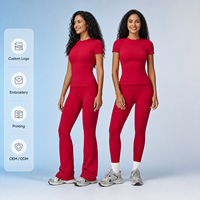 T-shirt de sport respirant à manches courtes sans couture pour femme, personnalisé avec logo, haute qualité, pour la gym, le fitness, le yoga et la course à pied – Collection 2026