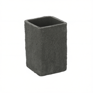 Portacepillos de dientes SAND de diseño cuadrado de 7x7xH10.8 cm para uso en el baño - Product Image 2