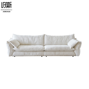 Canapé d'angle Chesterfield JIUSI six places, style rétro français, couleur crème, amovible, pour salon - Product Image 6